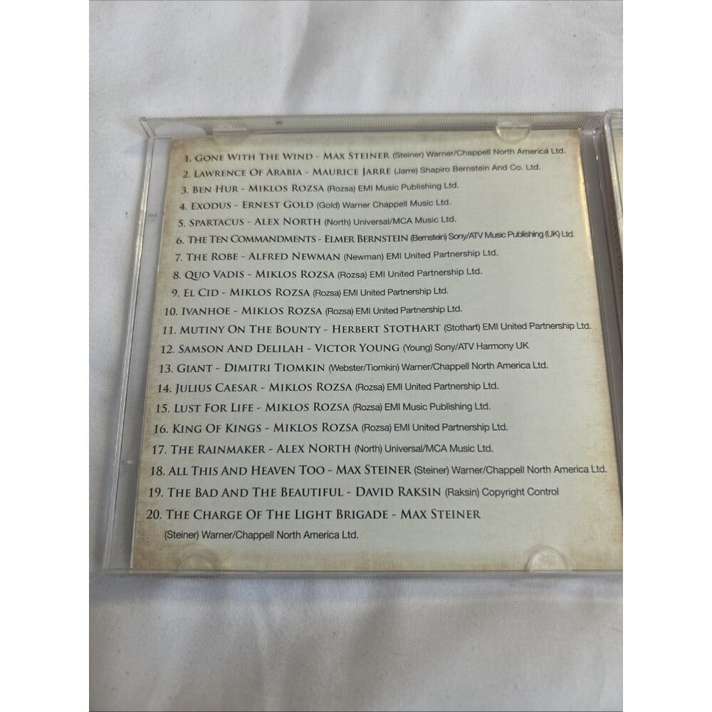 GREATEST ORIGINAL EPIC MOVIE THEMES Self-Titled (2013) Film Theme Music CD Mint - Picture 3 of 9